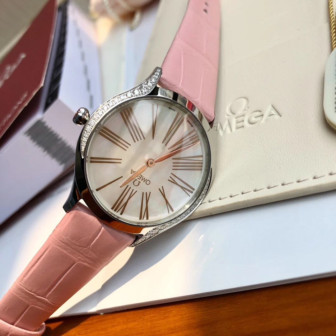 Omega De Ville Yellow Gold — photographed off the sweep