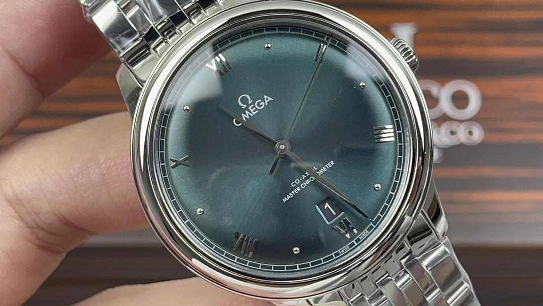 Omega De Ville — photographed off the sweep