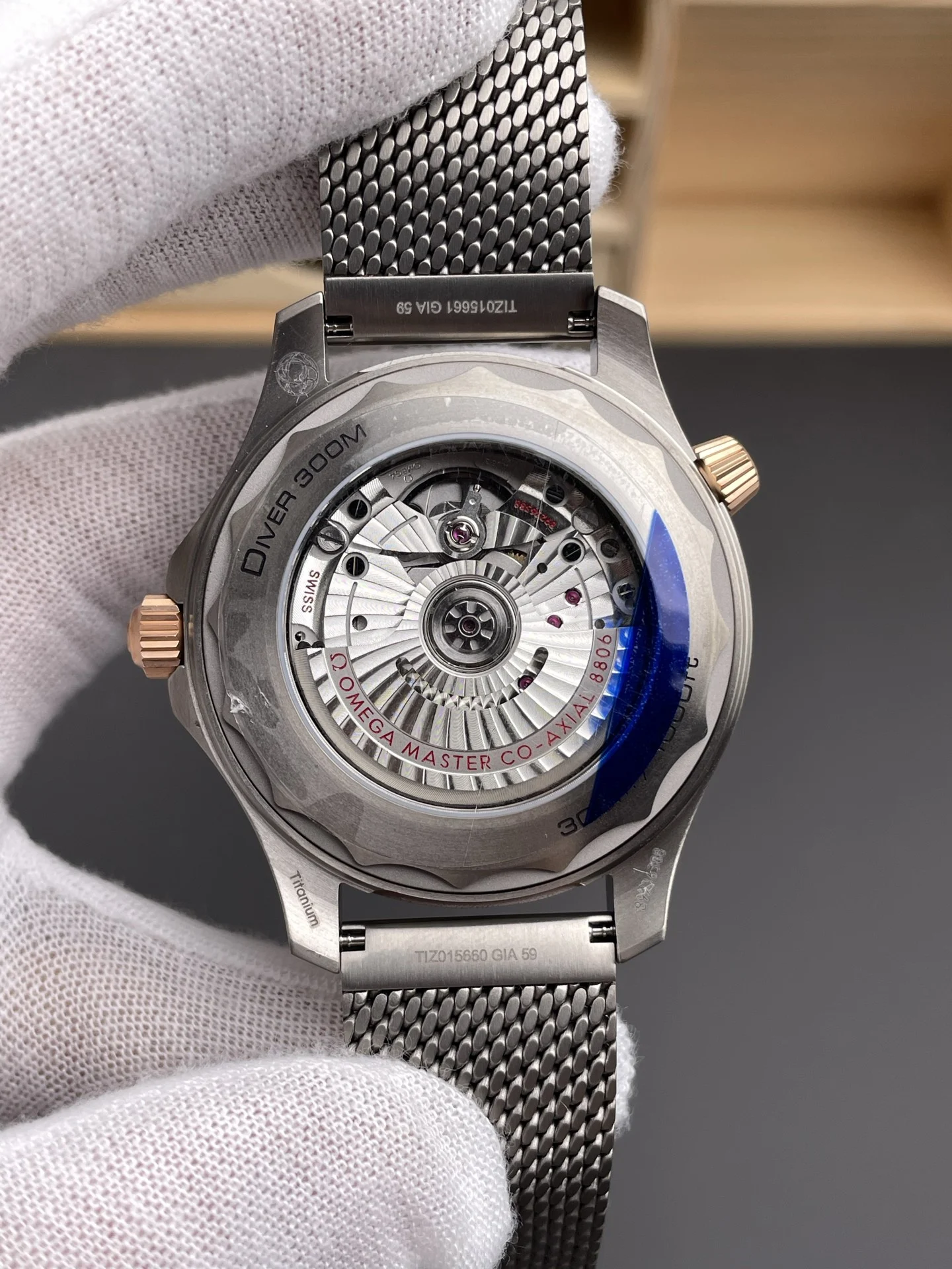 Omega James Bond 007 Titanium 42mm — photographed off the sweep