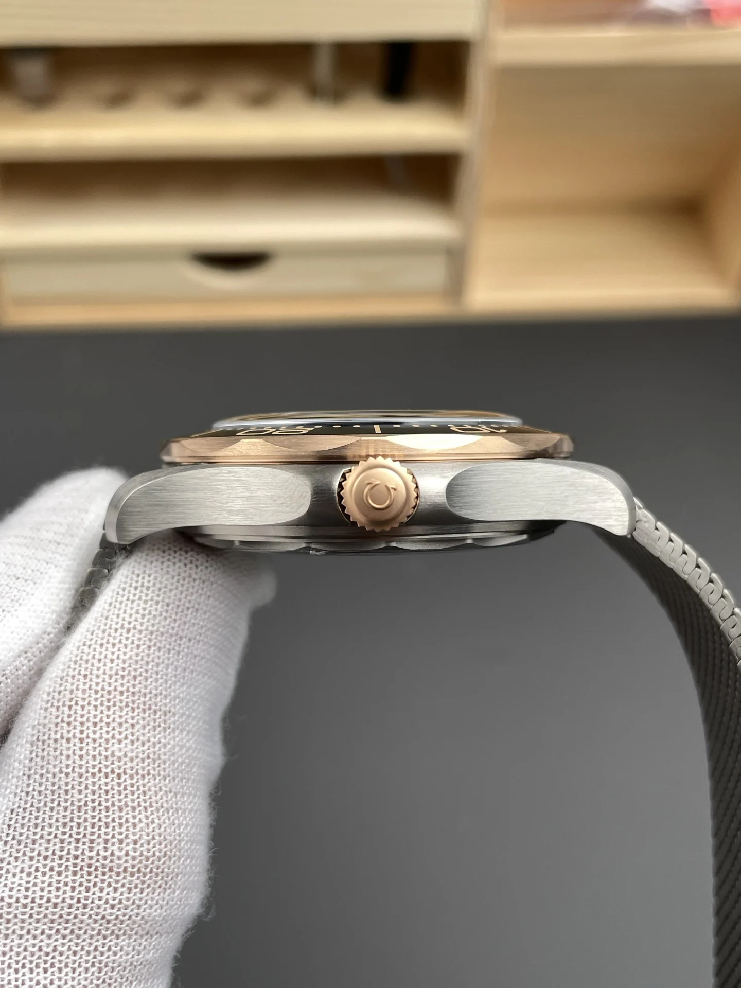 Omega James Bond 007 Titanium 42mm — photographed off the sweep