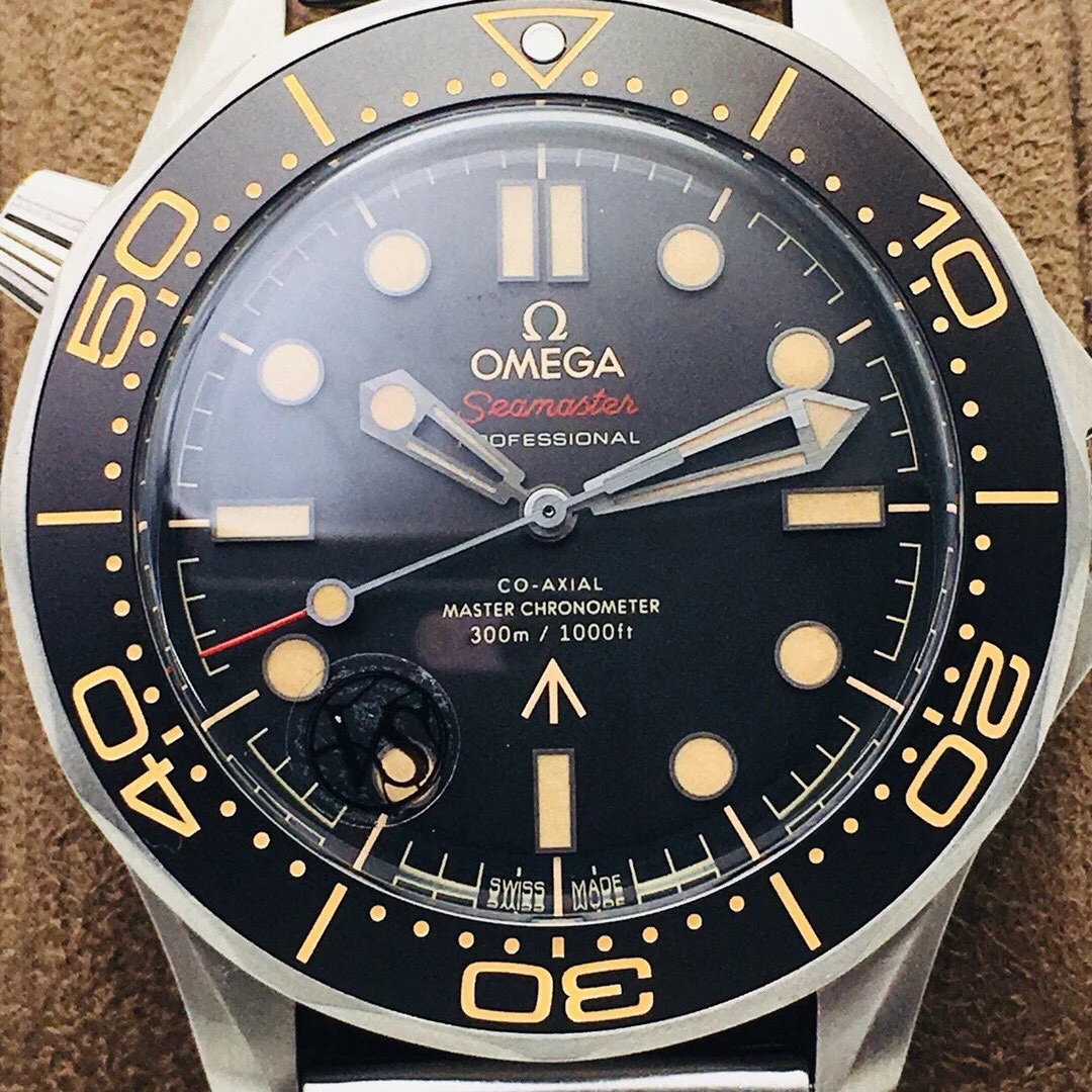 Omega James Bond 007 — photographed off the sweep