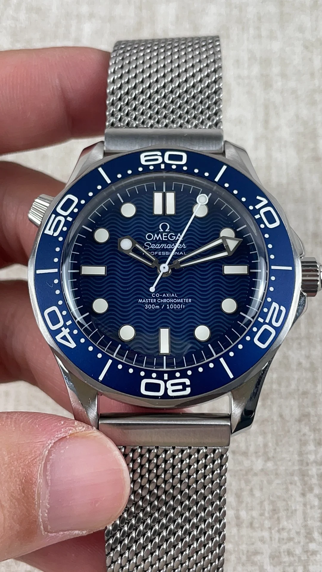 Omega No Time to Die 60th Anniversary 8806 Movement — photographed off the sweep