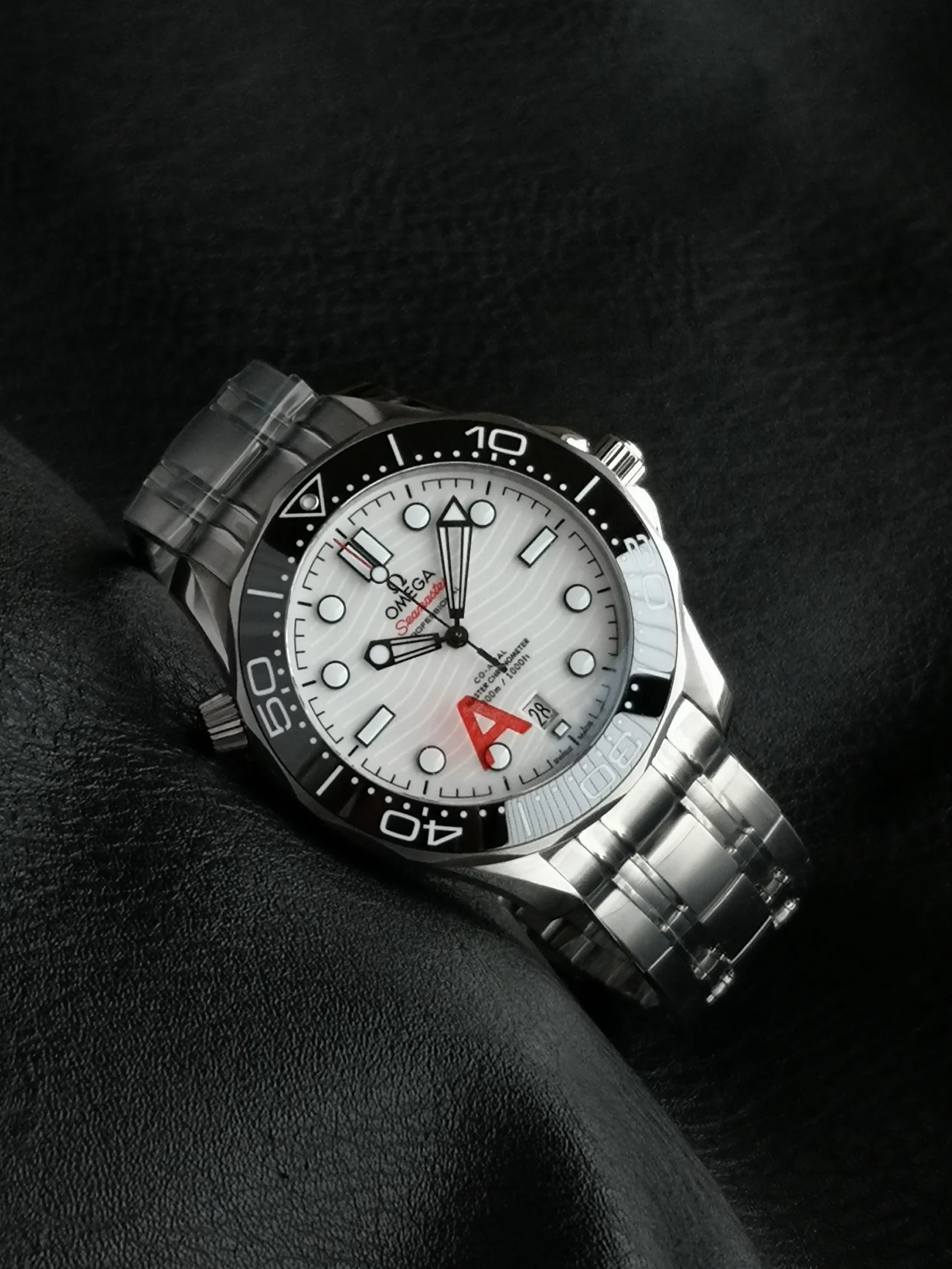 Omega Seamaster 300 26.5mm — photographed off the sweep