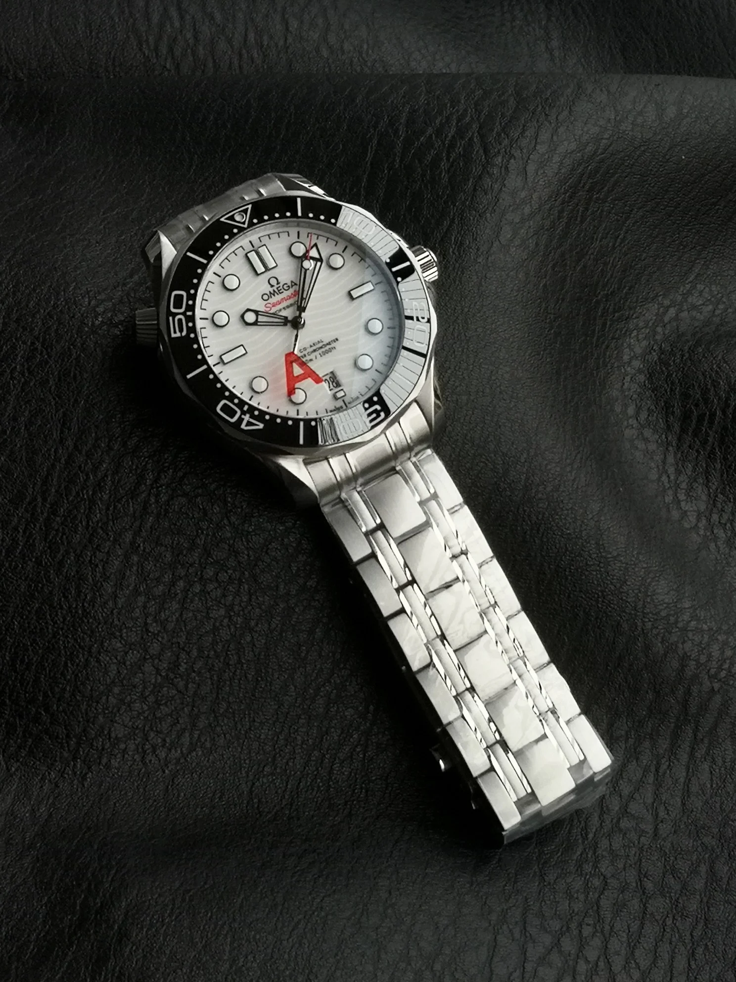 Omega Seamaster 300 26.5mm — photographed off the sweep