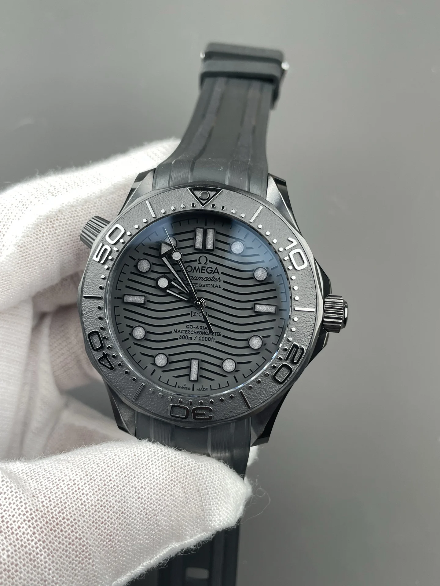 Omega Seamaster 300 42mm — photographed off the sweep