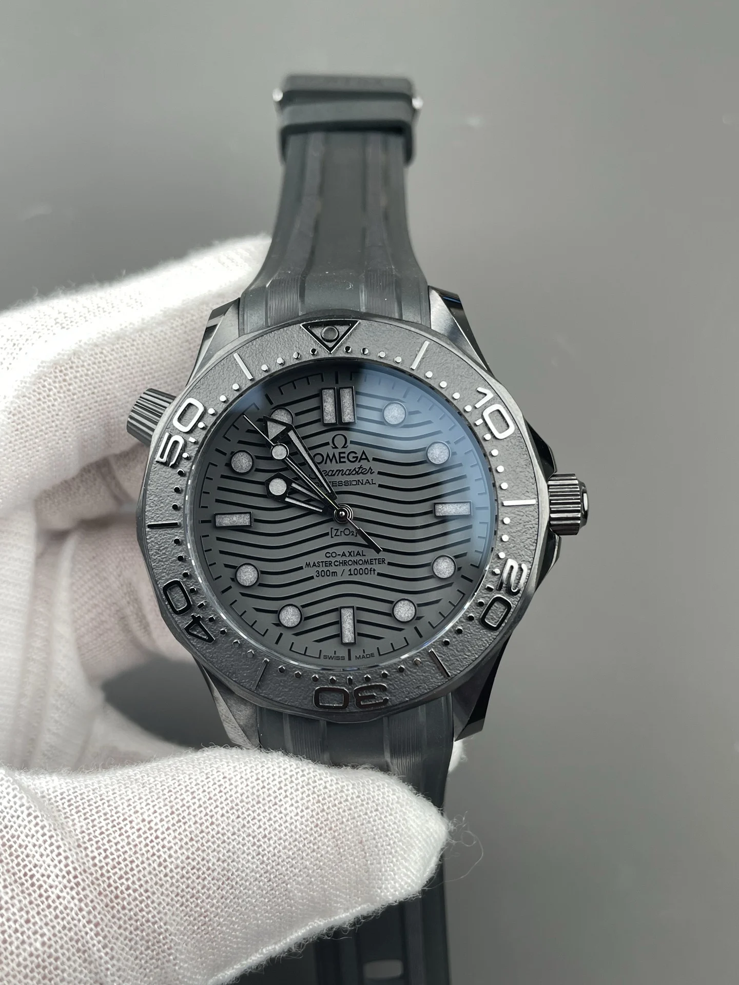 Omega Seamaster 300 42mm — photographed off the sweep