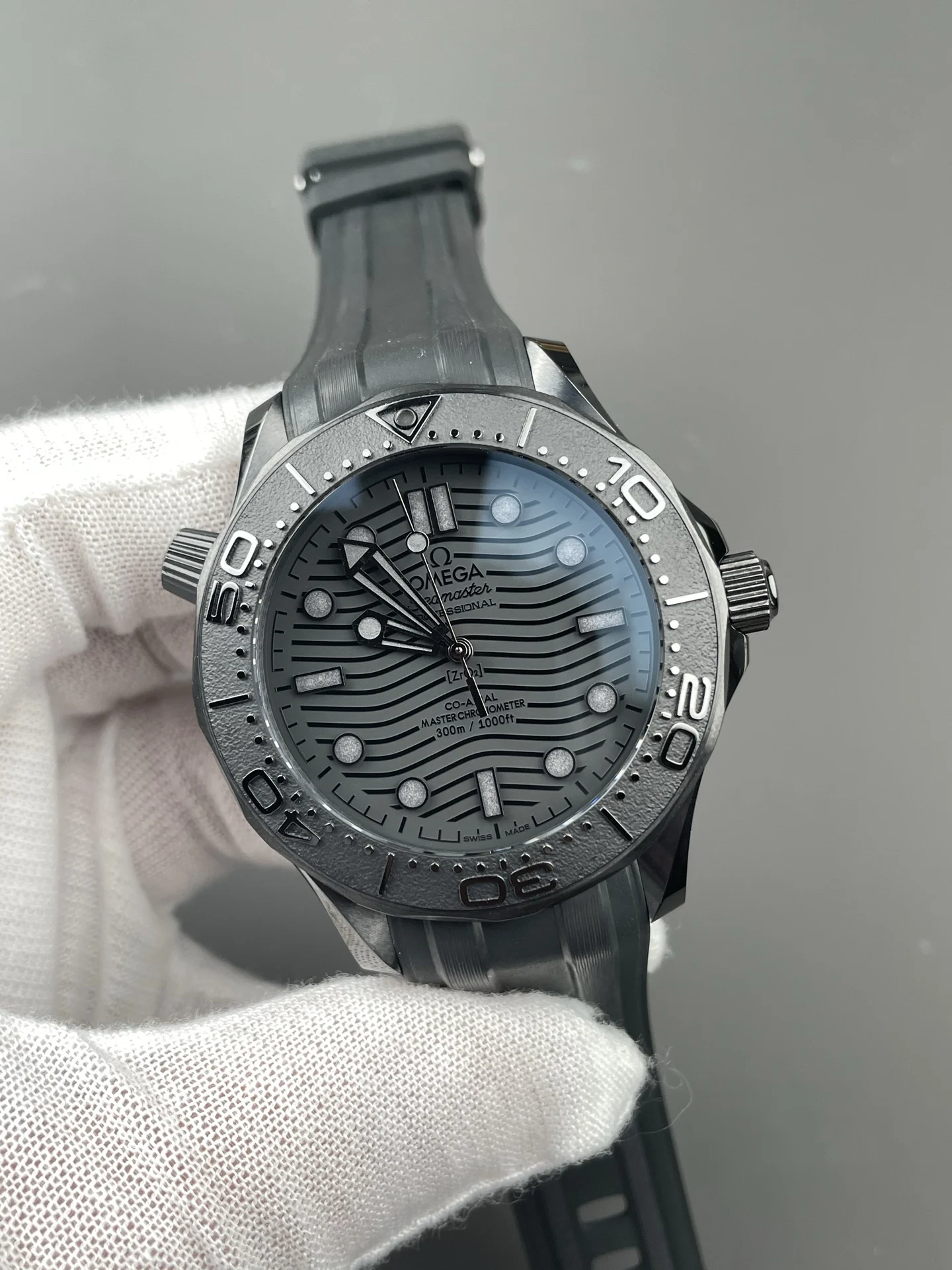 Omega Seamaster 300 42mm — photographed off the sweep