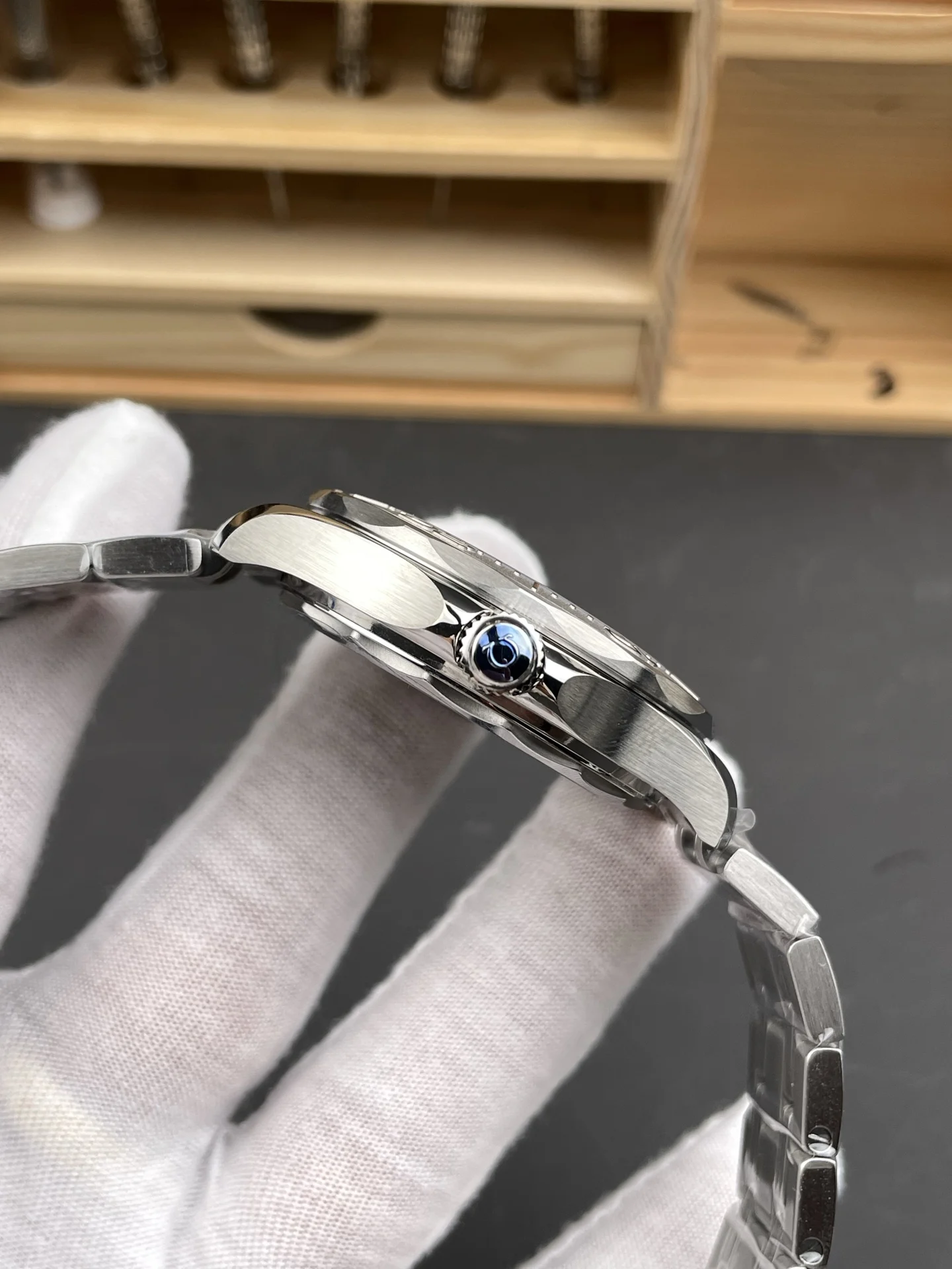 Omega Seamaster 300 42mm — photographed off the sweep