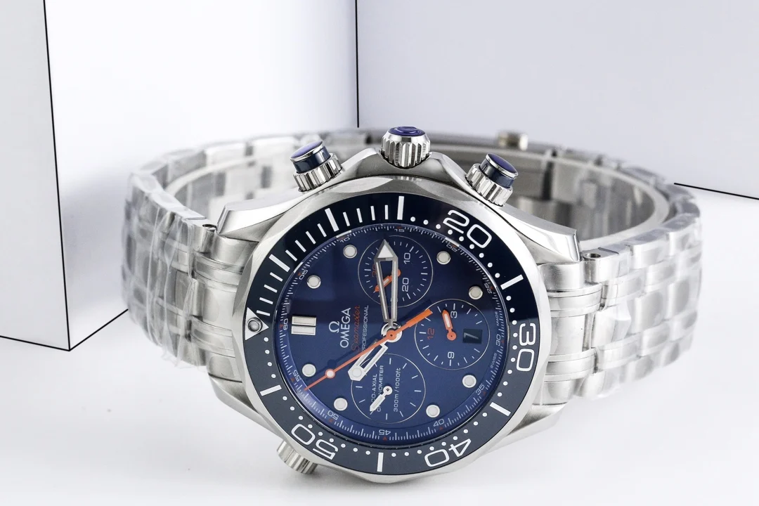 Omega Seamaster 300 44mm — photographed off the sweep