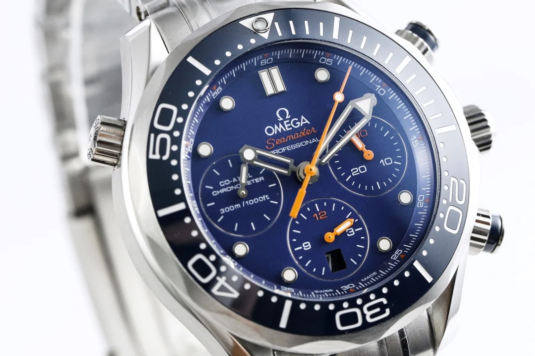 Omega Seamaster 300 44mm — photographed off the sweep