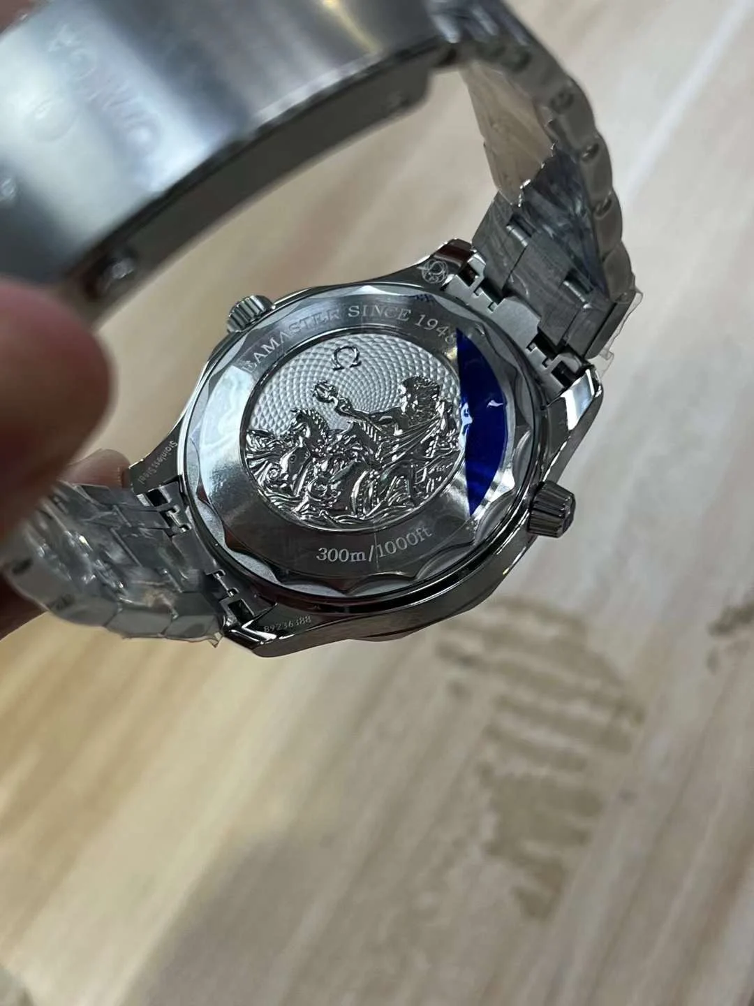 Omega Seamaster 300 — photographed off the sweep