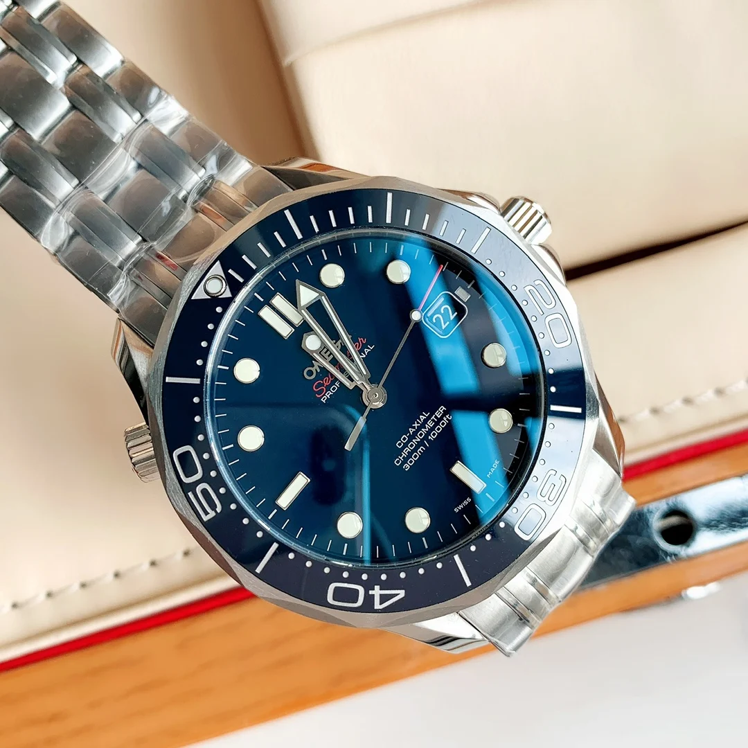 Omega Seamaster 300 Ceramic 25.6mm — photographed off the sweep
