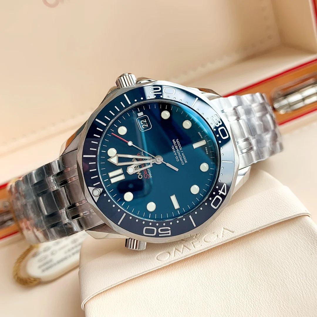 Omega Seamaster 300 Ceramic 25.6mm — photographed off the sweep