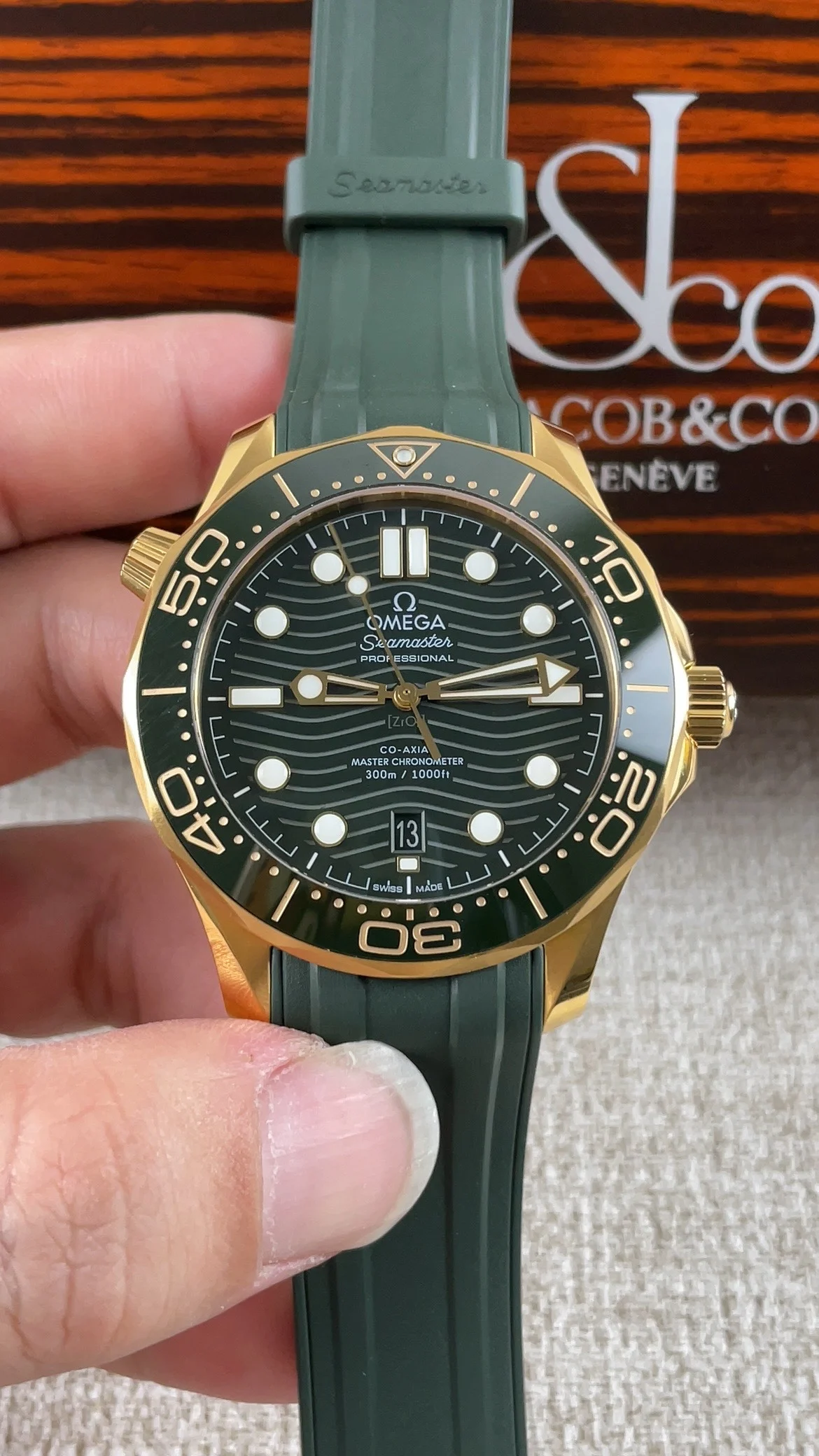 Omega Seamaster 300 Green Dial