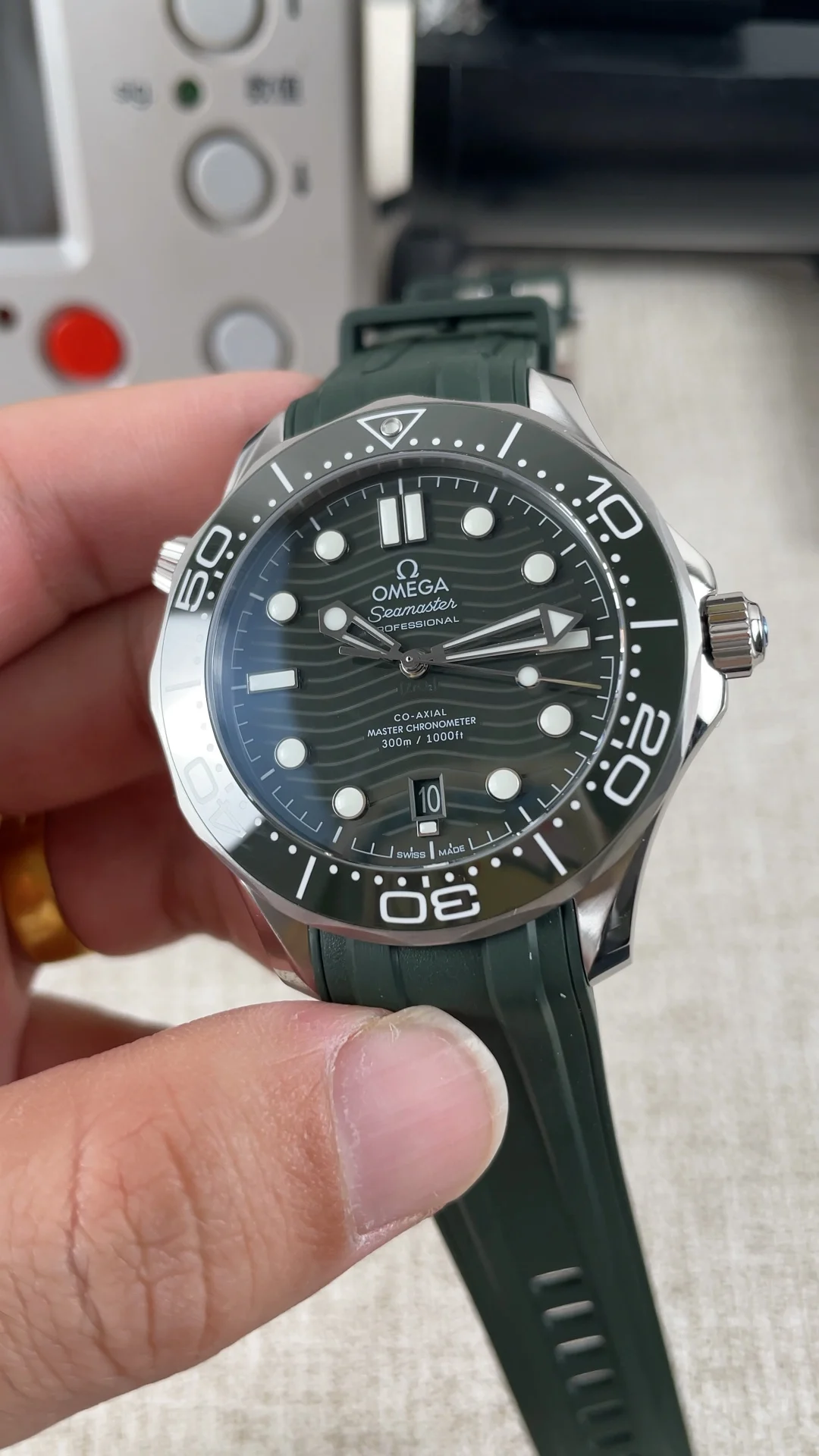 Omega Seamaster 300 Green Dial