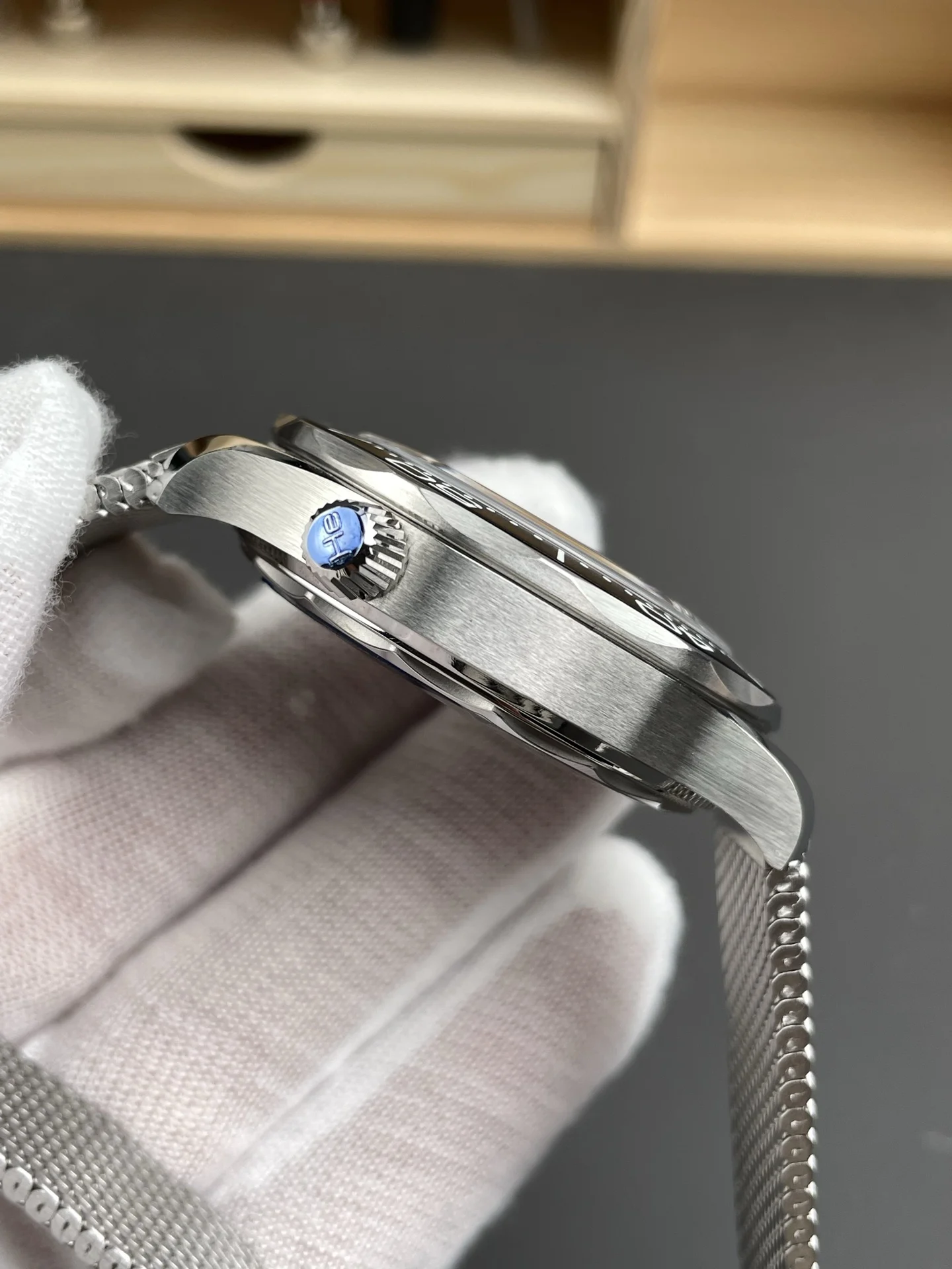 Omega Seamaster 300 James Bond 007 42mm — photographed off the sweep