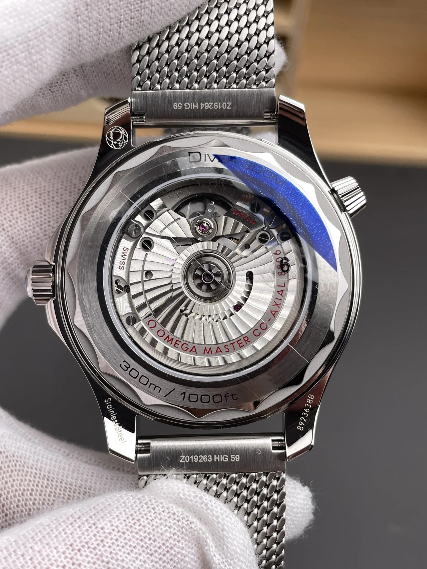 Omega Seamaster 300 James Bond 007 42mm — photographed off the sweep