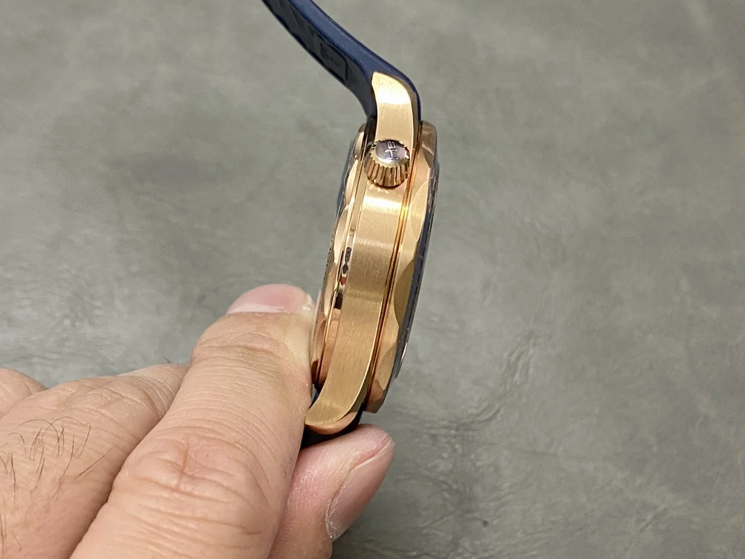 Omega Seamaster 300 Rose Gold 42mm — photographed off the sweep