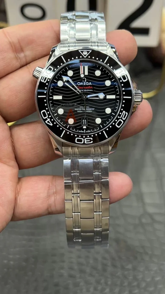 Omega Seamaster 300 Steel Black Dial