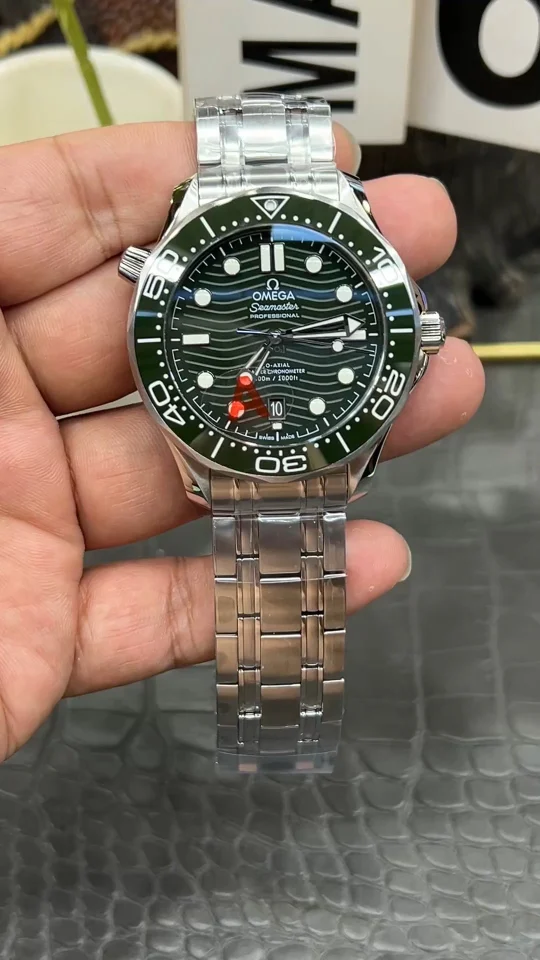 Omega Seamaster 300 Steel Green Dial