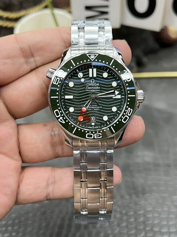 Omega Seamaster 300 Steel Green Dial