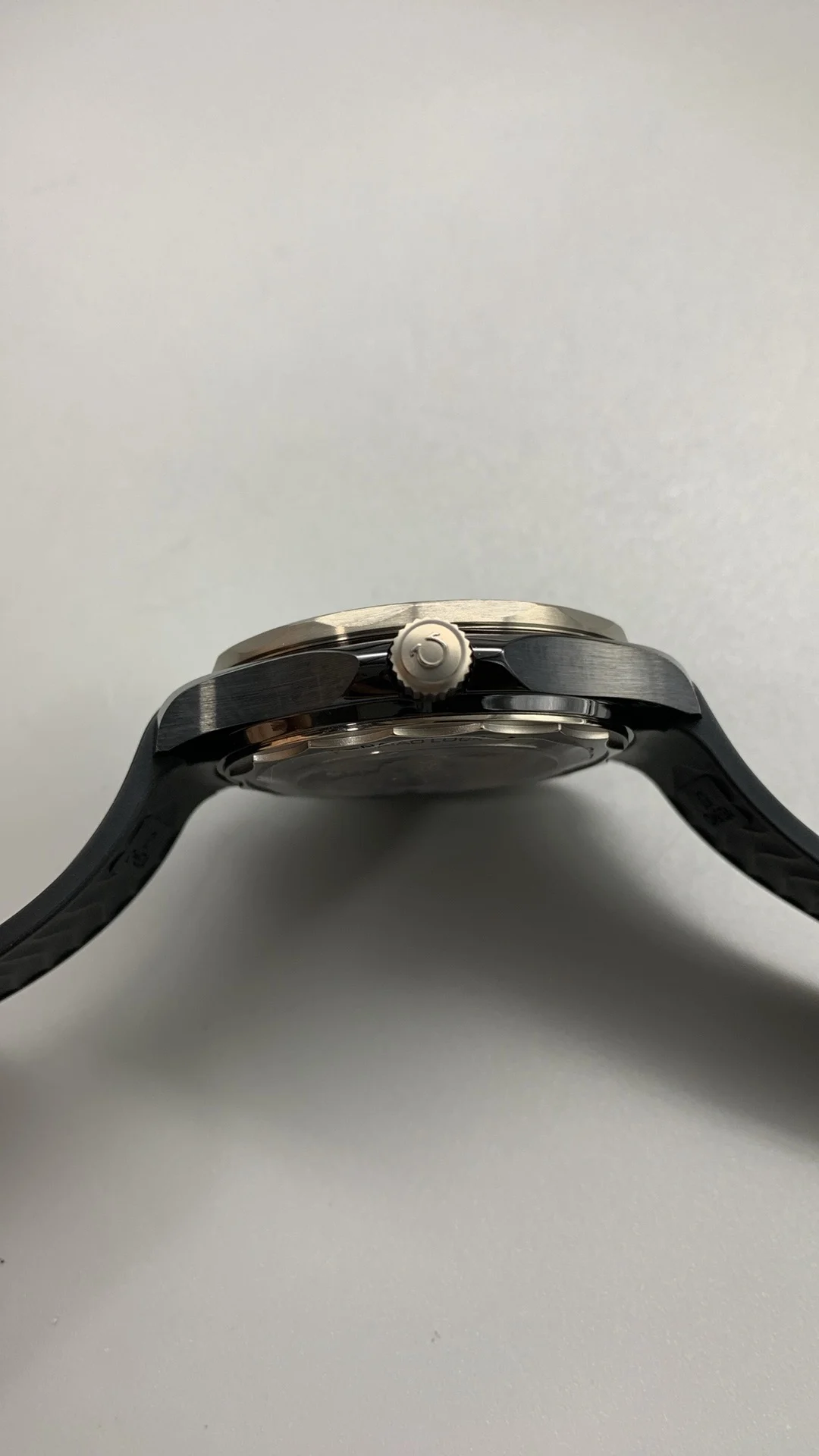 Omega Seamaster 300 Titanium 43.5mm — photographed off the sweep