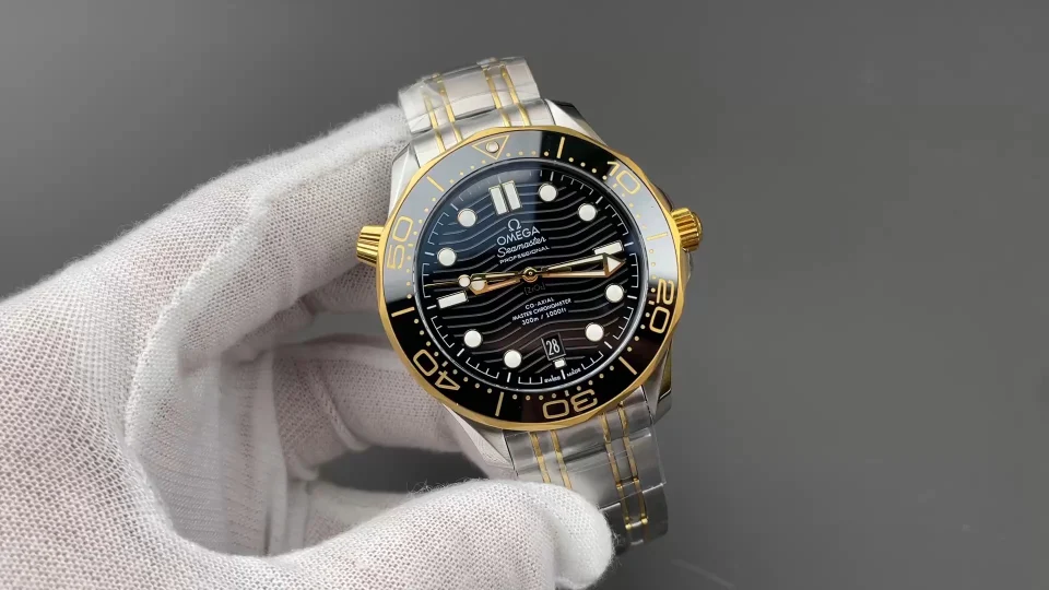 Omega Seamaster 300 Two-Tone Black Dial 42mm