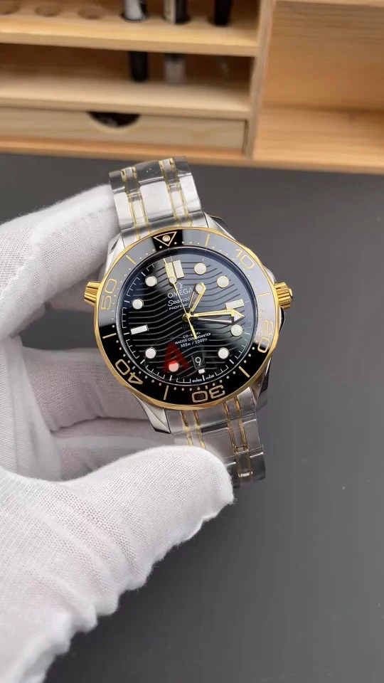 Omega Seamaster 300 Two-Tone Black Dial 42mm