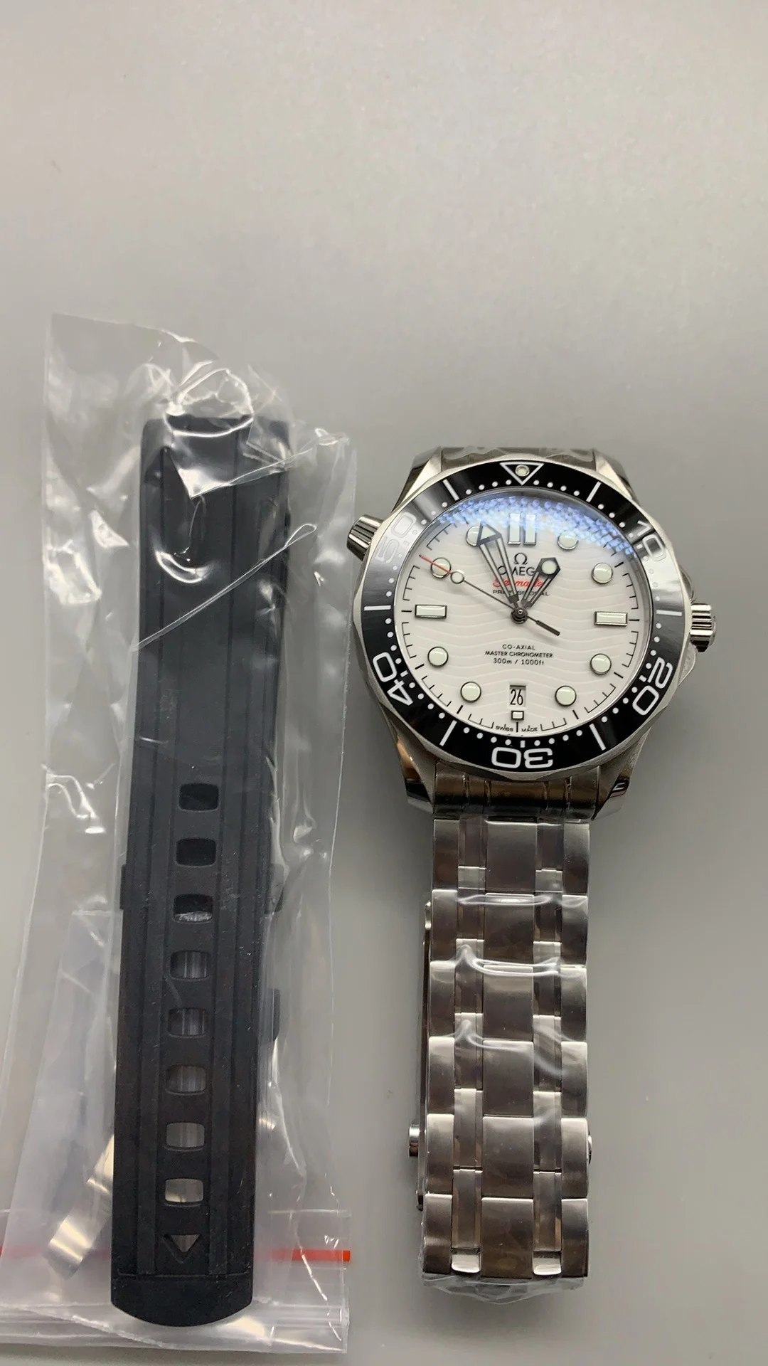 Omega Seamaster 300 White Dial