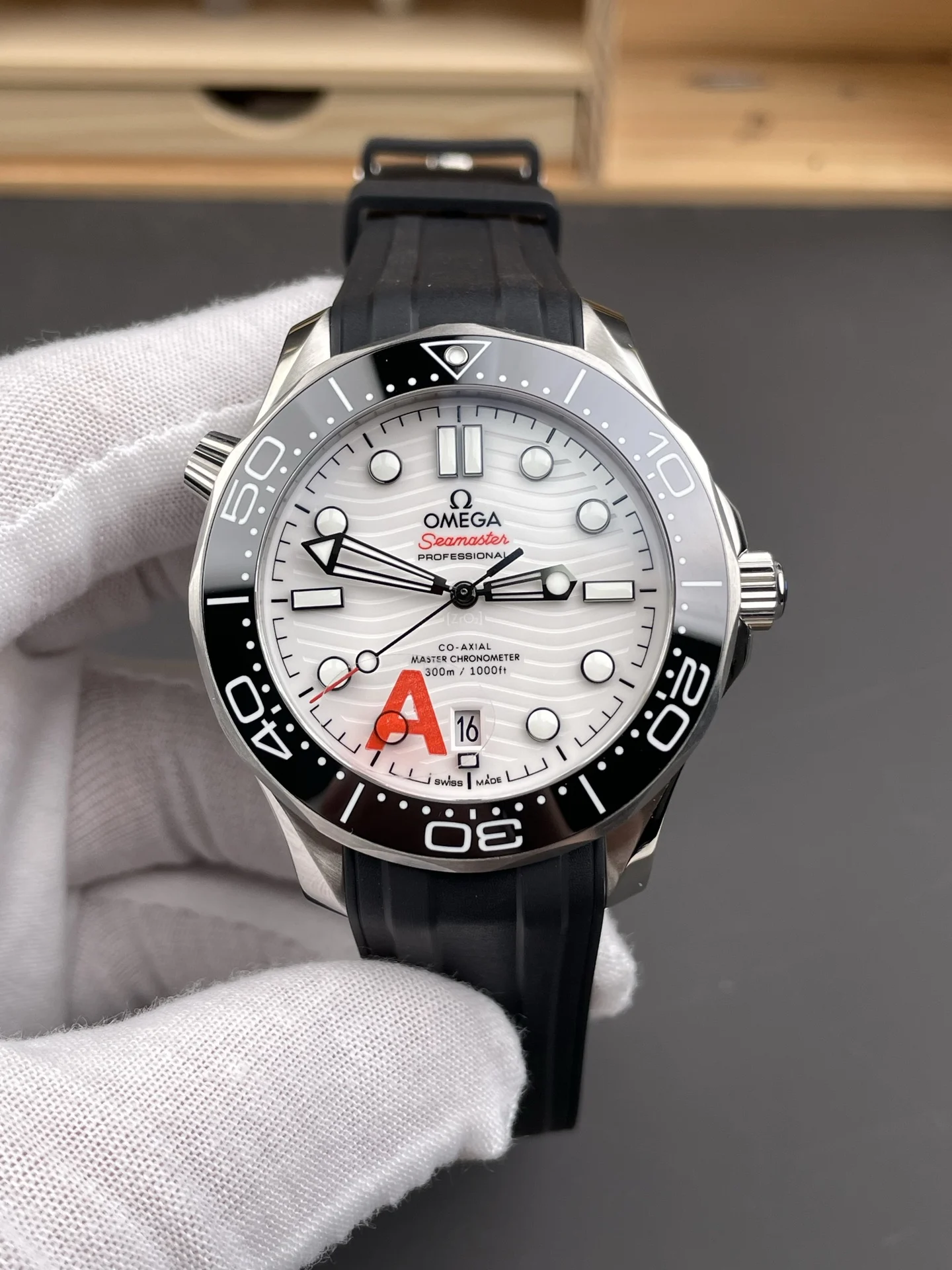 Omega Seamaster 300 White Dial 42mm