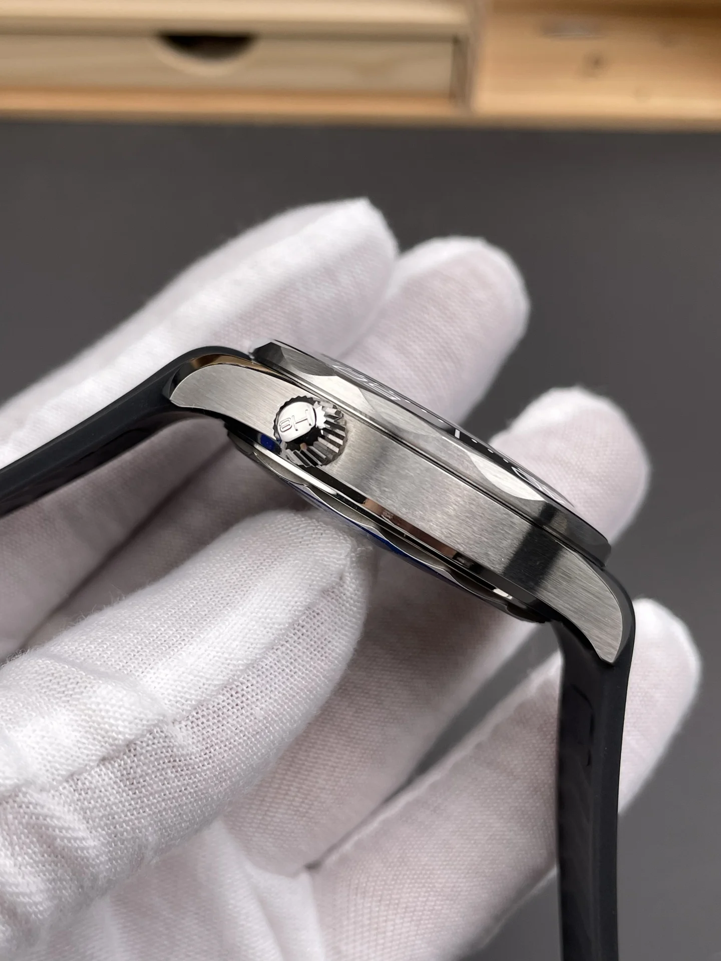 Omega Seamaster 300 White Dial 42mm — photographed off the sweep