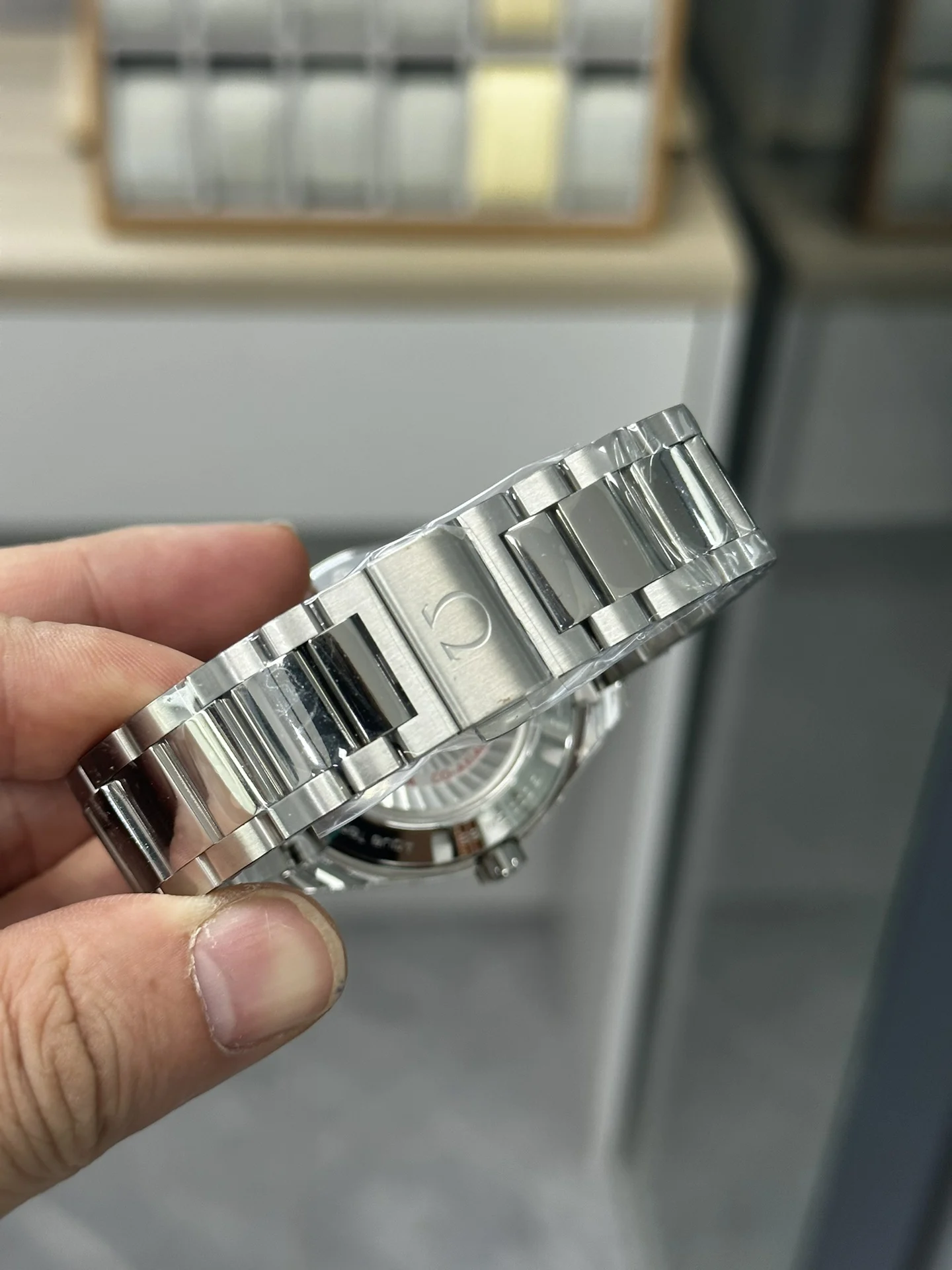 Omega Seamaster Aqua Terra — photographed off the sweep