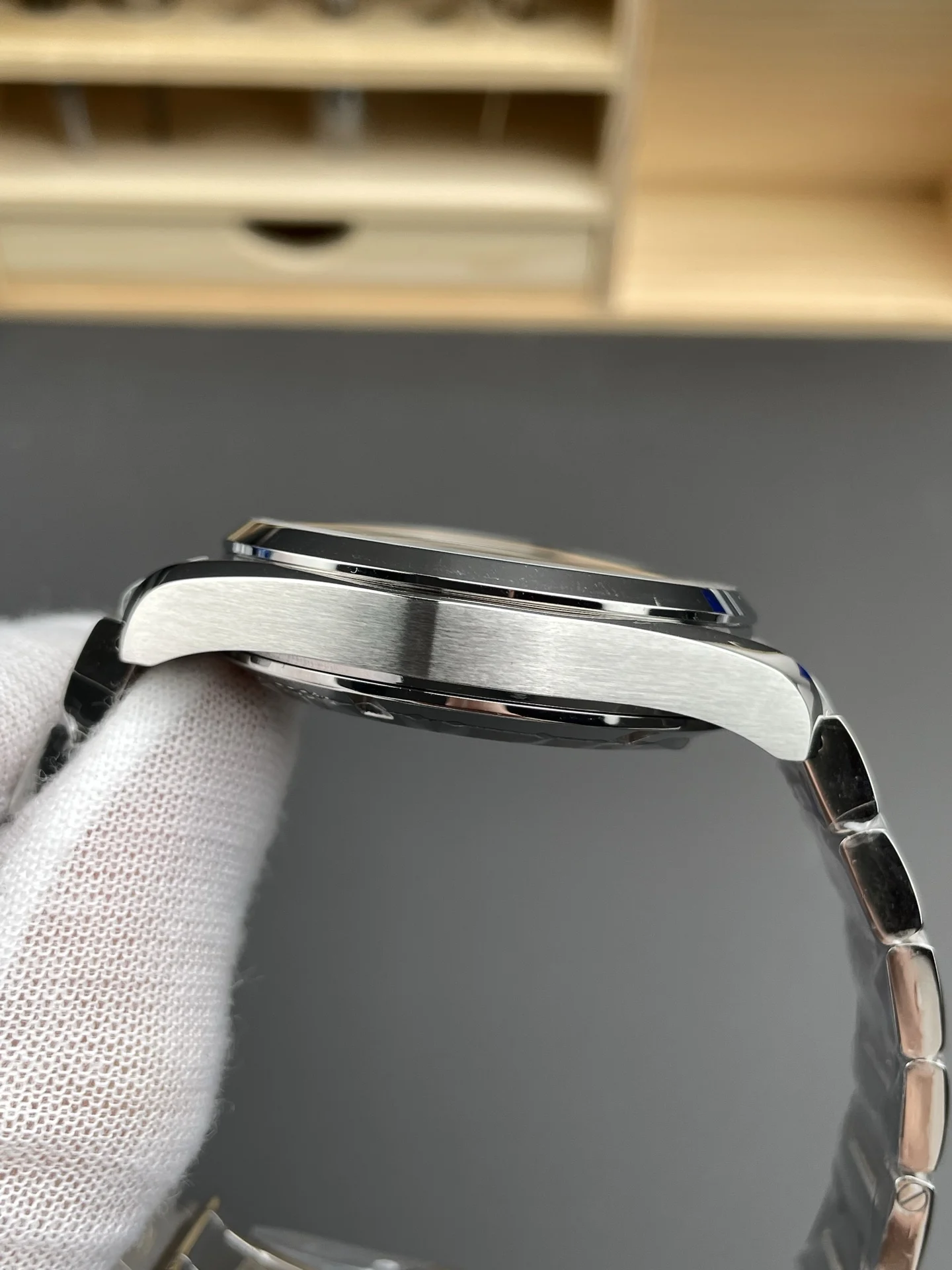 Omega Seamaster Aqua Terra 41mm — photographed off the sweep