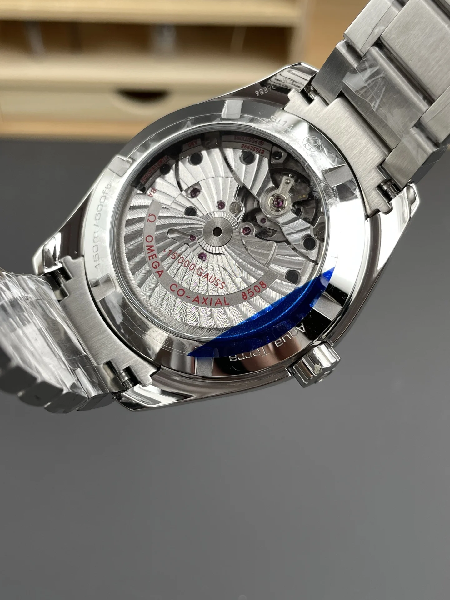 Omega Seamaster Aqua Terra 41mm — photographed off the sweep
