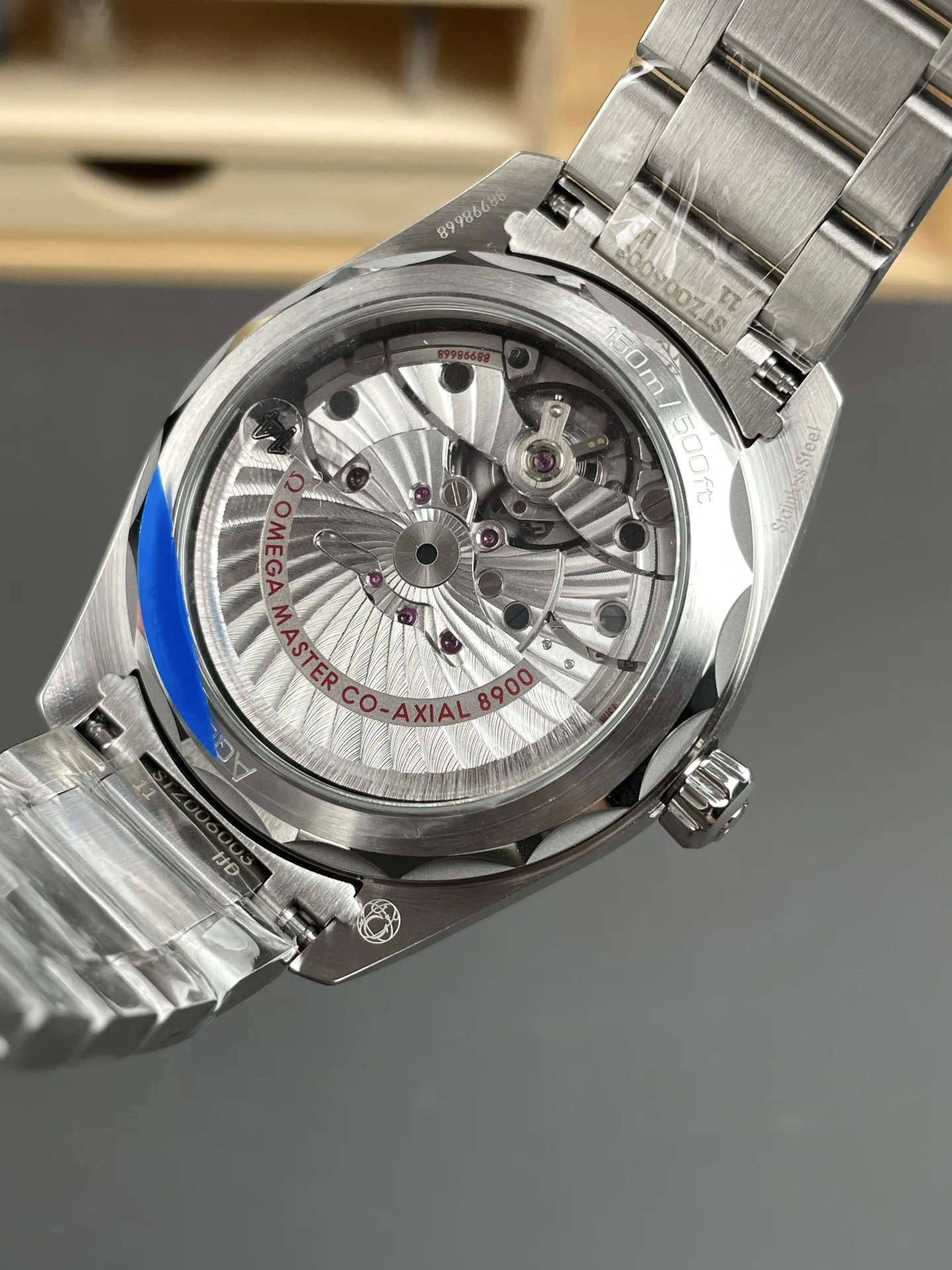 Omega Seamaster Aqua Terra Black Dial 41mm — photographed off the sweep