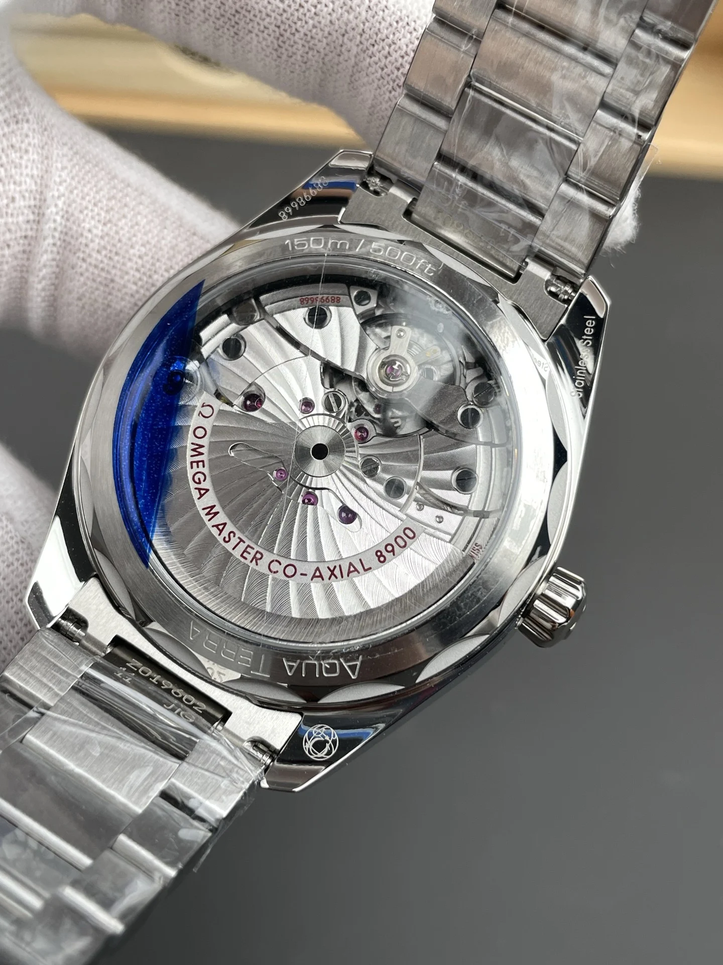 Omega Seamaster Aqua Terra Black Dial 41mm — photographed off the sweep