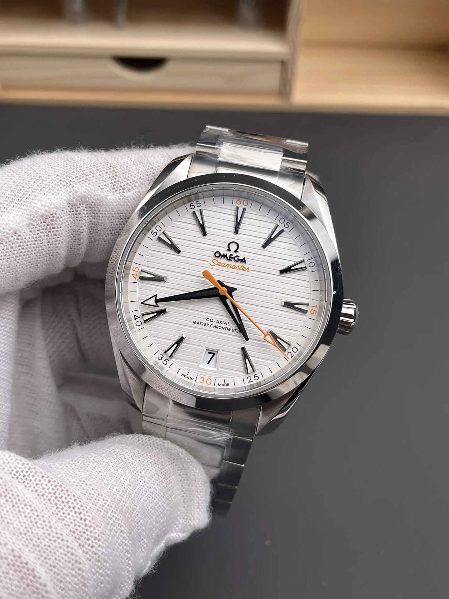 Omega Seamaster Aqua Terra Orange Dial 41mm