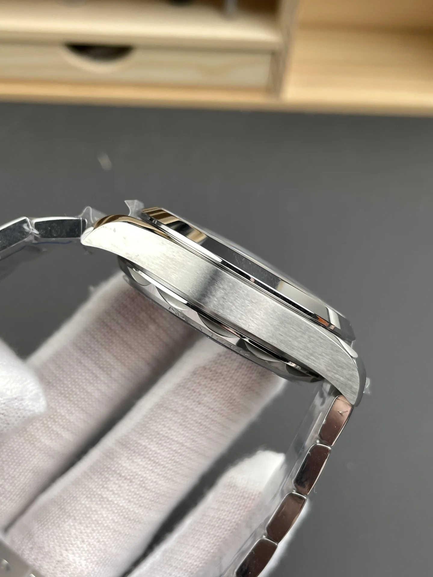 Omega Seamaster Aqua Terra Orange Dial 41mm — photographed off the sweep