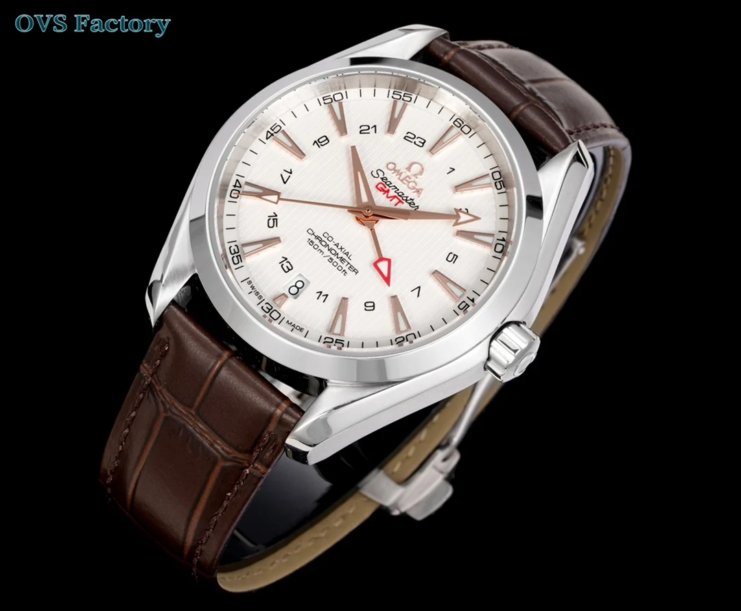 Omega Seamaster Aqua Terra Steel 43mm — photographed off the sweep