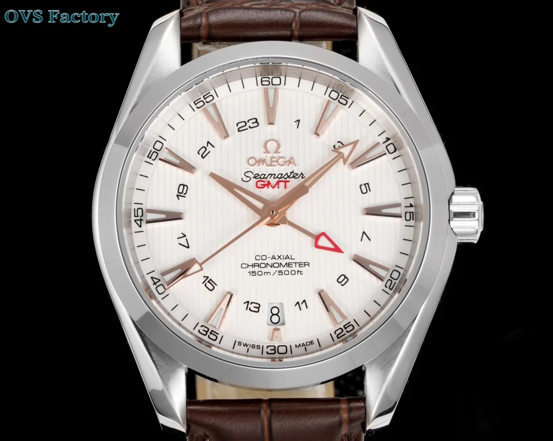 Omega Seamaster Aqua Terra Steel 43mm — photographed off the sweep