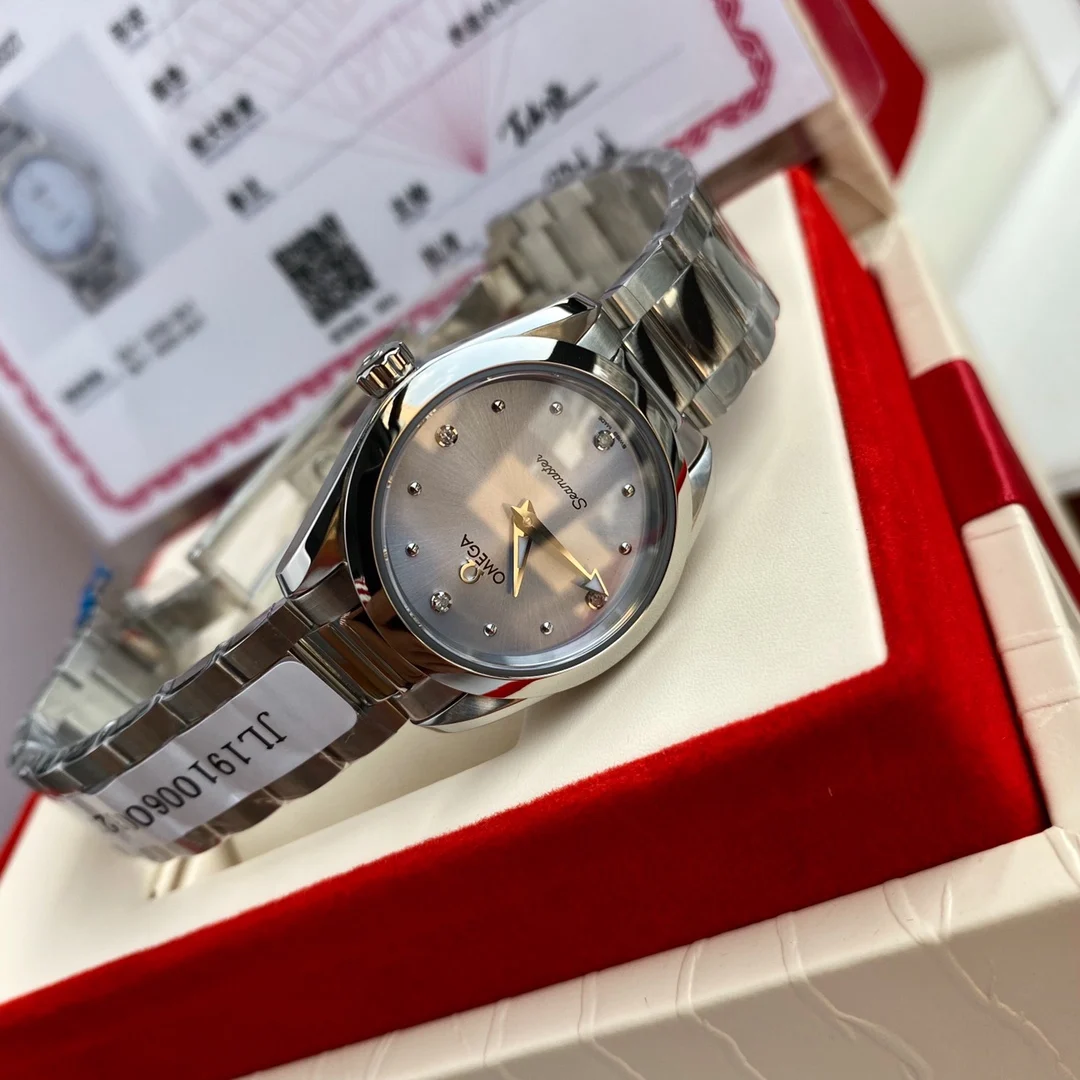 Omega Seamaster Aqua Terra Steel Blue Dial — photographed off the sweep
