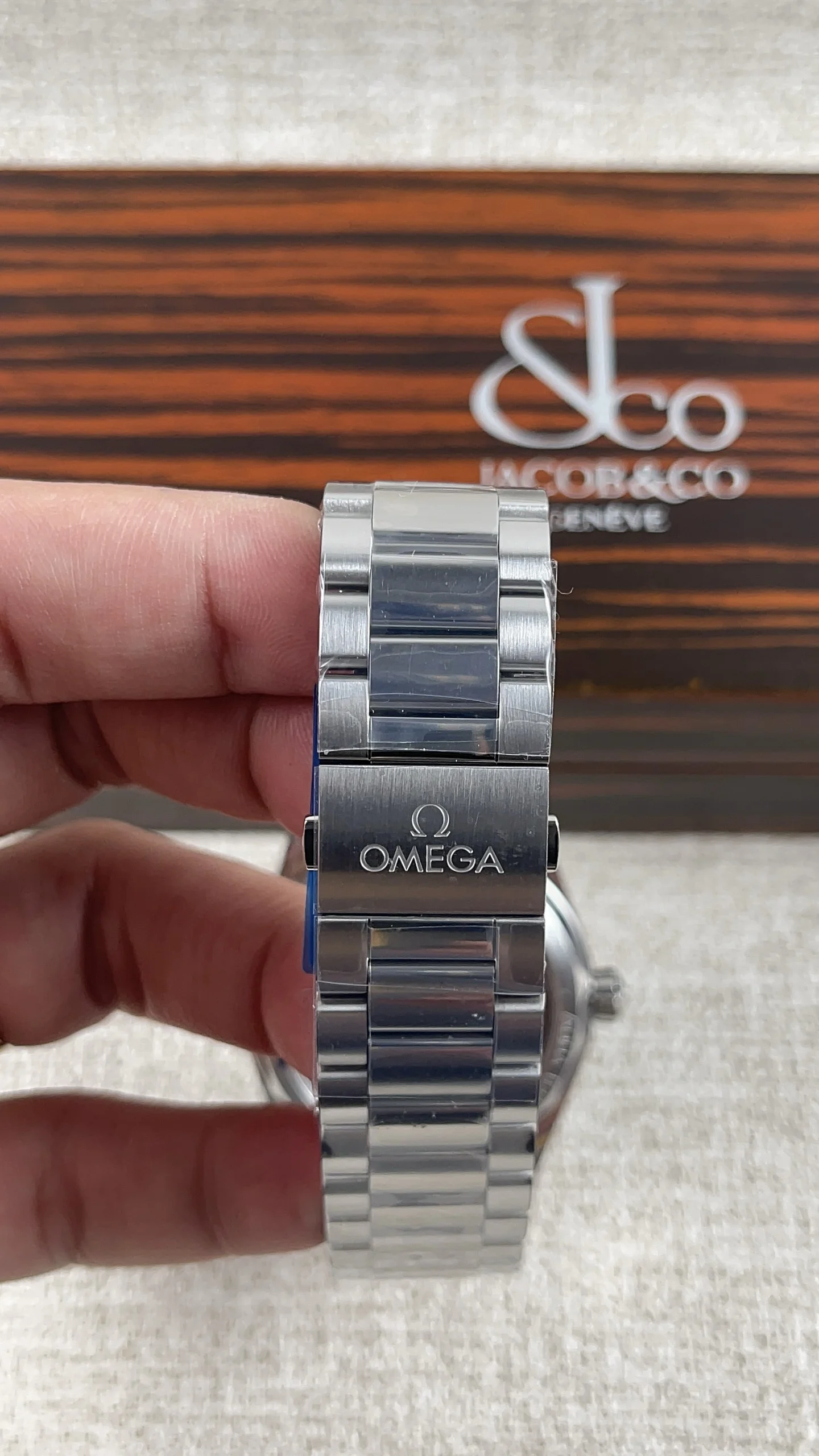 Omega Seamaster Aqua Terra Turquoise Dial — photographed off the sweep