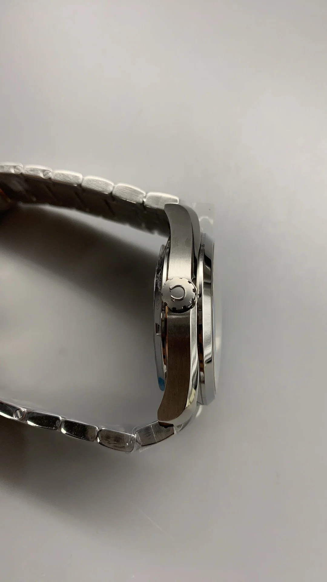 Omega Seamaster Aqua Terra — photographed off the sweep