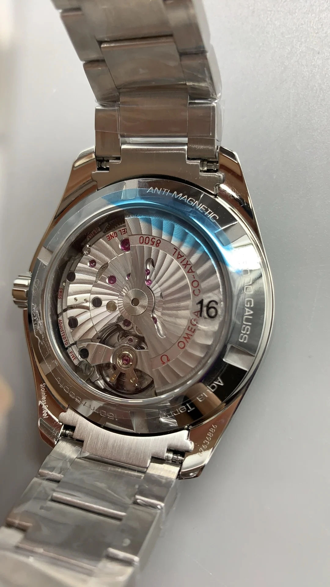 Omega Seamaster Aqua Terra — photographed off the sweep