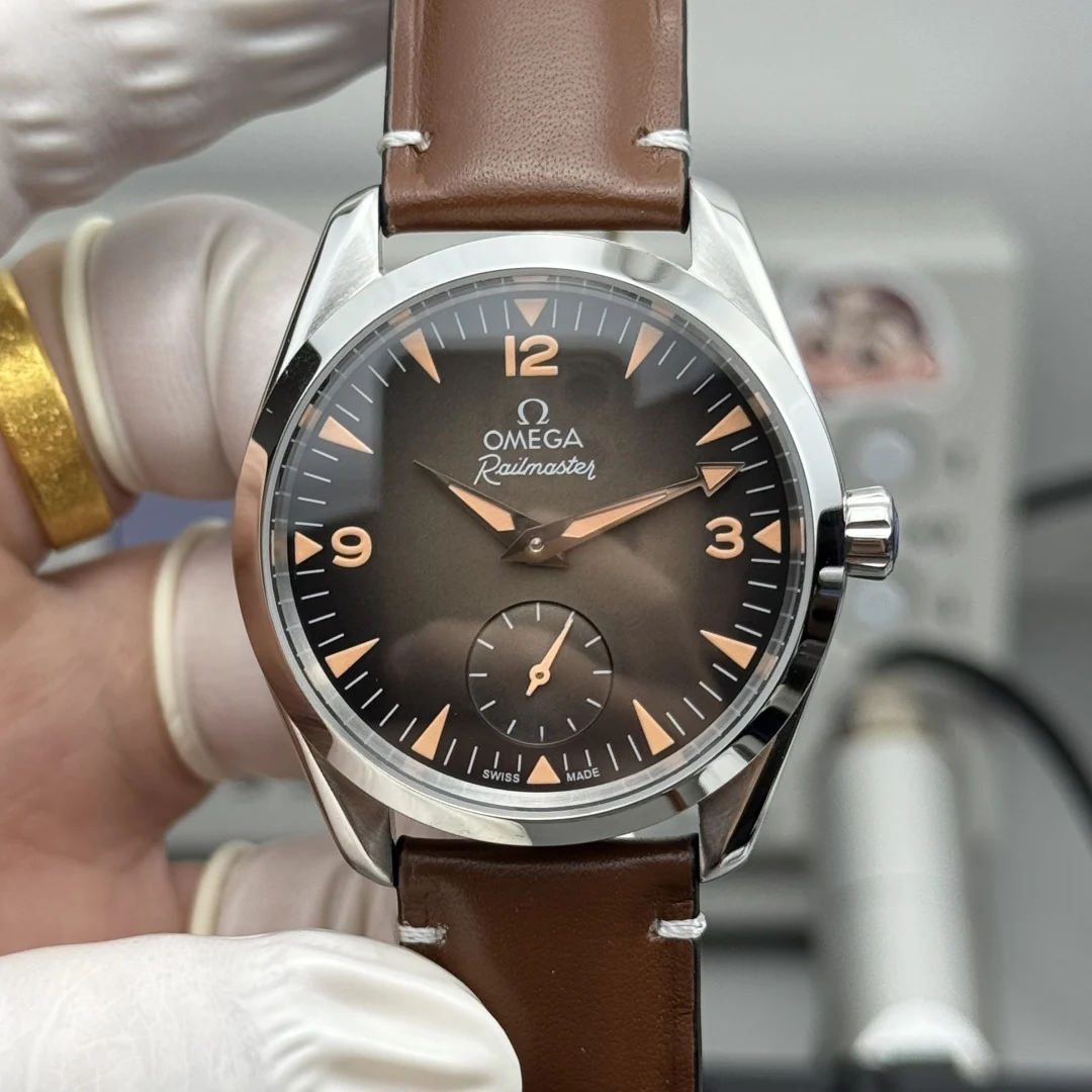Omega Seamaster Black Dial 38mm — photographed off the sweep