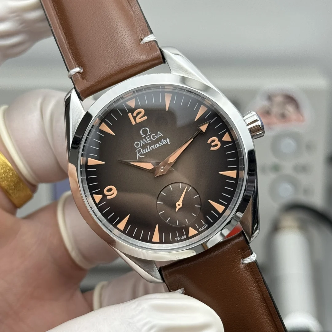 Omega Seamaster Black Dial 38mm — photographed off the sweep