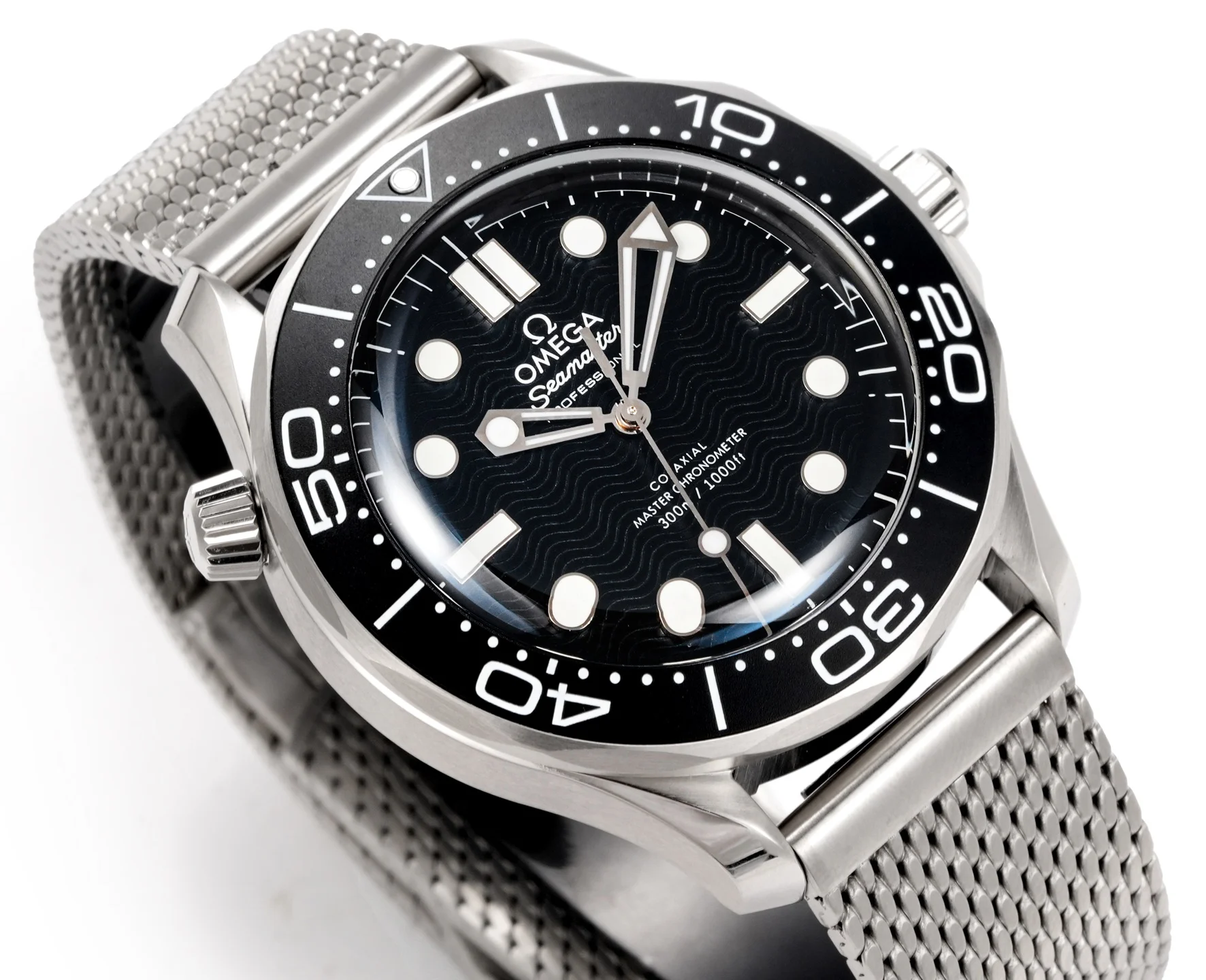 Omega Seamaster Ceramic 42mm — photographed off the sweep