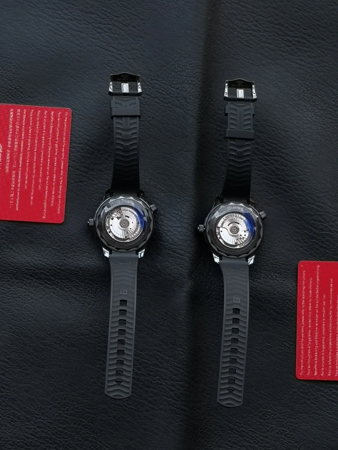 Omega Seamaster Ceramic Black Dial 210.92.44.20.01.003 43.5mm — photographed off the sweep