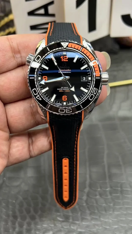 Omega Seamaster Planet Ocean Orange Dial 43.5mm