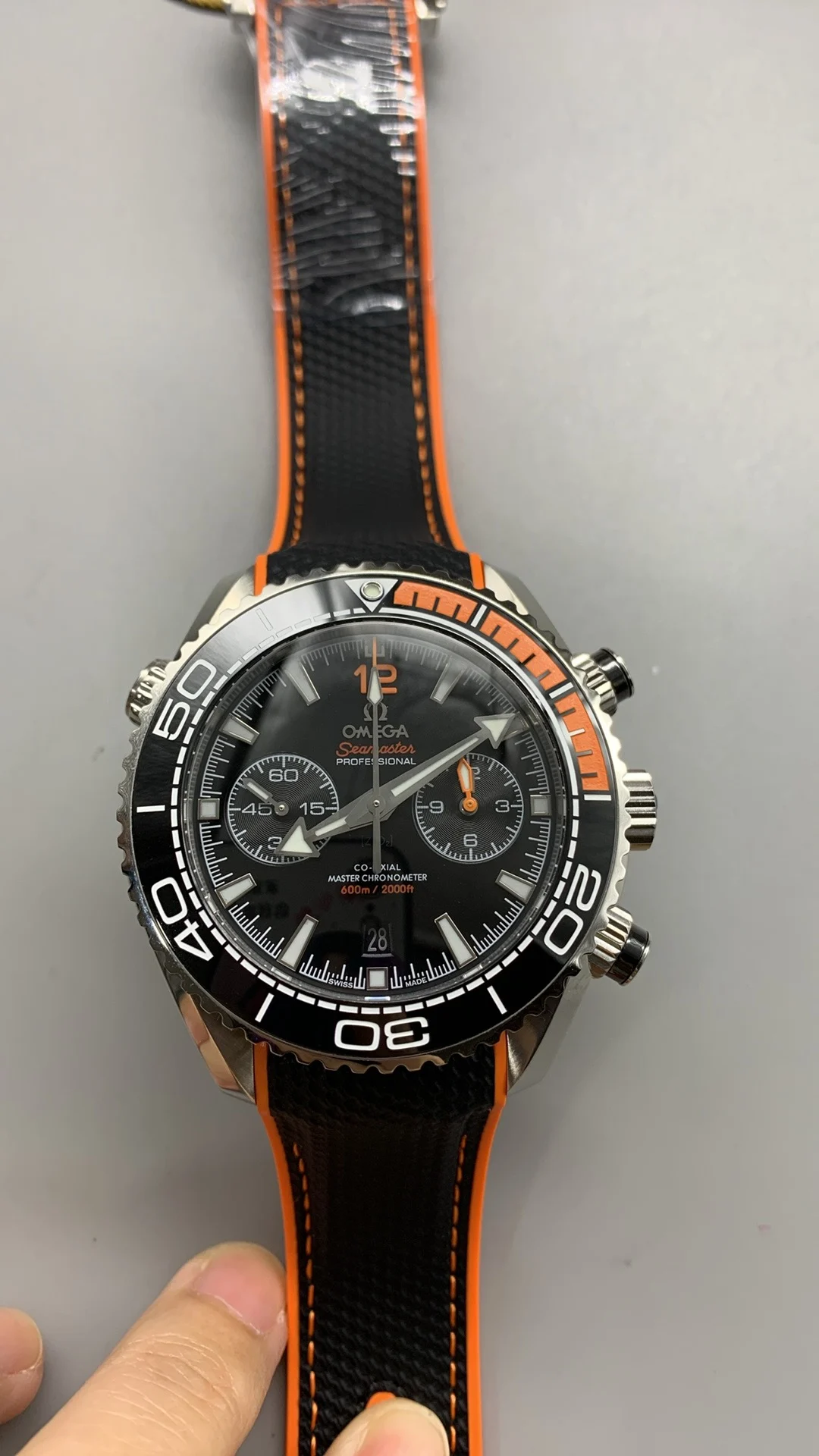 Omega Seamaster Planet Ocean Orange Dial